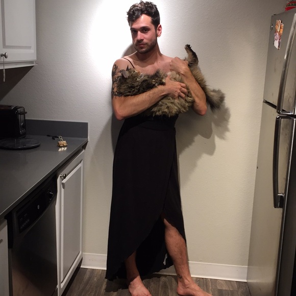 Ecoté (UO) high/low midi dress - Picture 3 of 4